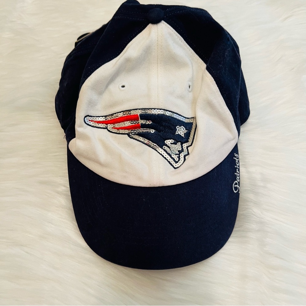 New England Patriots Sequined Baseball Hat